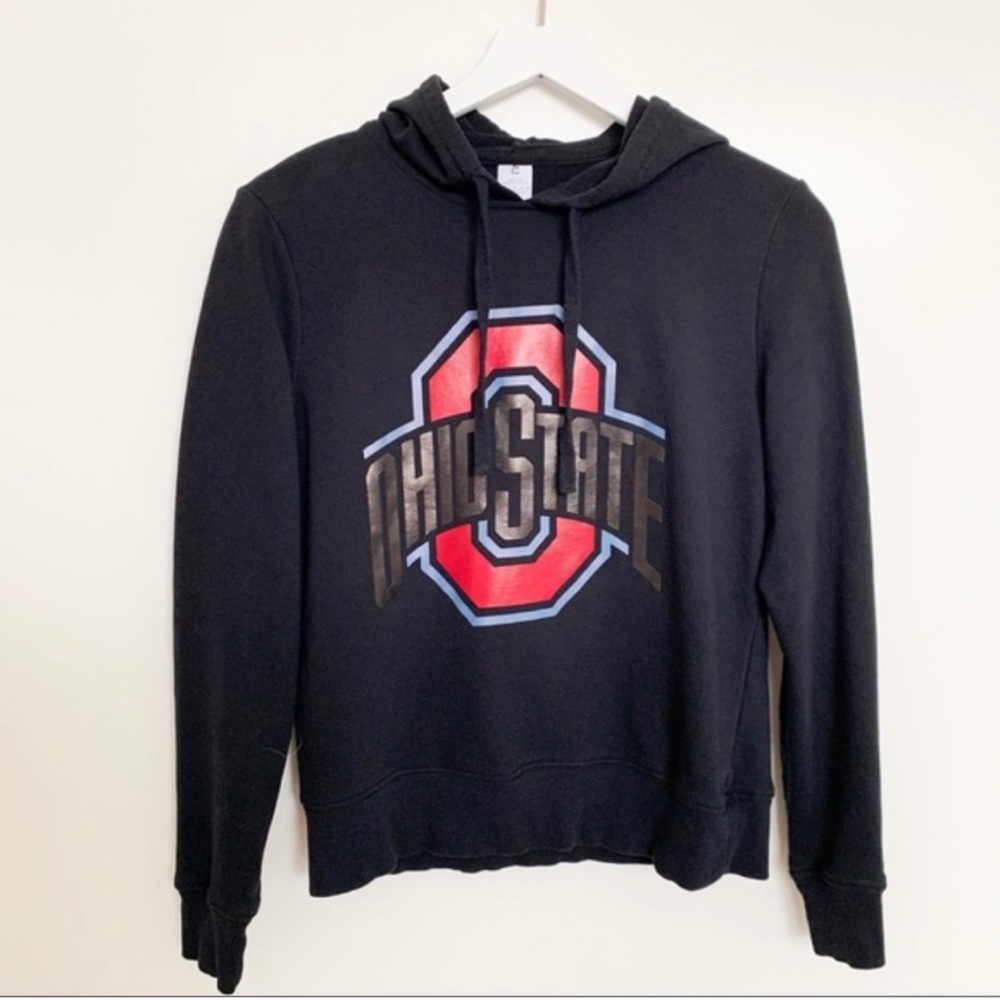 Ohio State Buckeyes Women's Black Hooded Sweatshirt Small